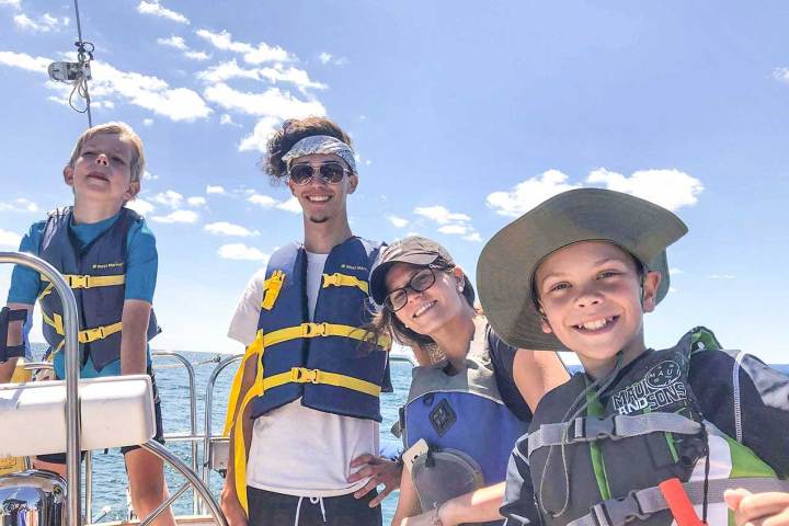 a group of people posing for the camera